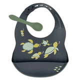Fresh & Messy Bib & Spoon Set | Sea Turtle