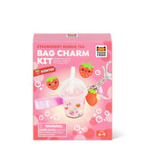 Bag Charm Kit | Strawberry Bubble Tea