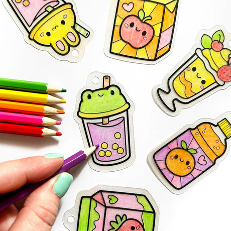 Shrinkorama Charm Bracelets Kawaii Drinks