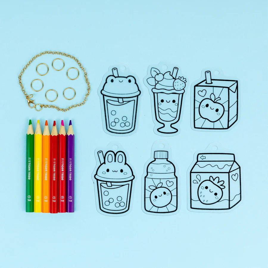 Shrinkorama Charm Bracelets Kawaii Drinks