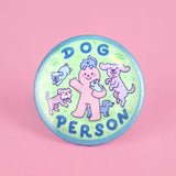Dog Person Button