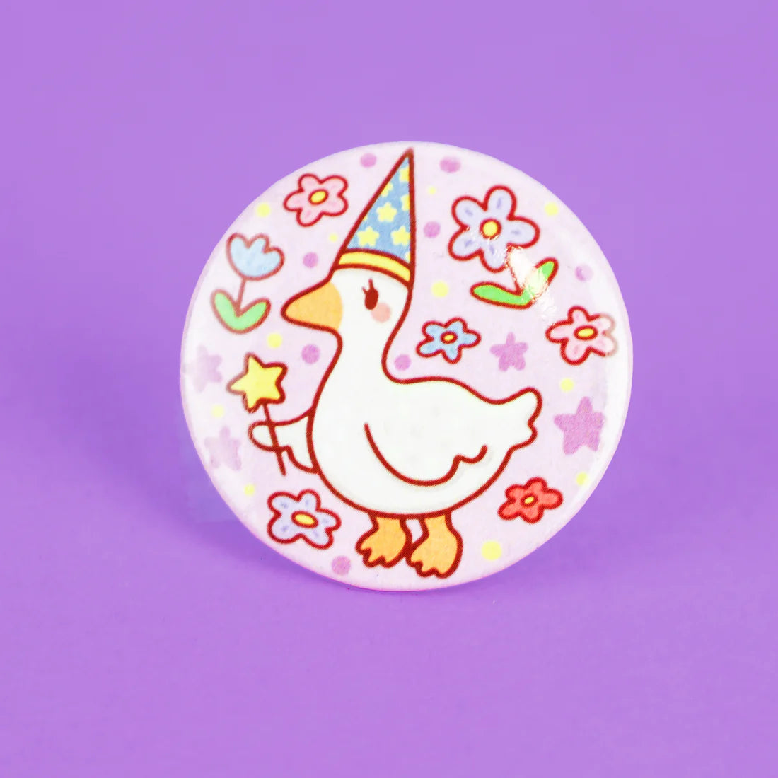 Button | Wizard Goose