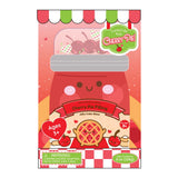 Cherry Pie Filling Jelly Cube Slime package with cherry pie themed artwork and playful dessert design