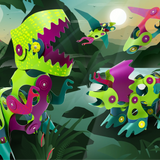 Clixo | Dino Adventure Pack