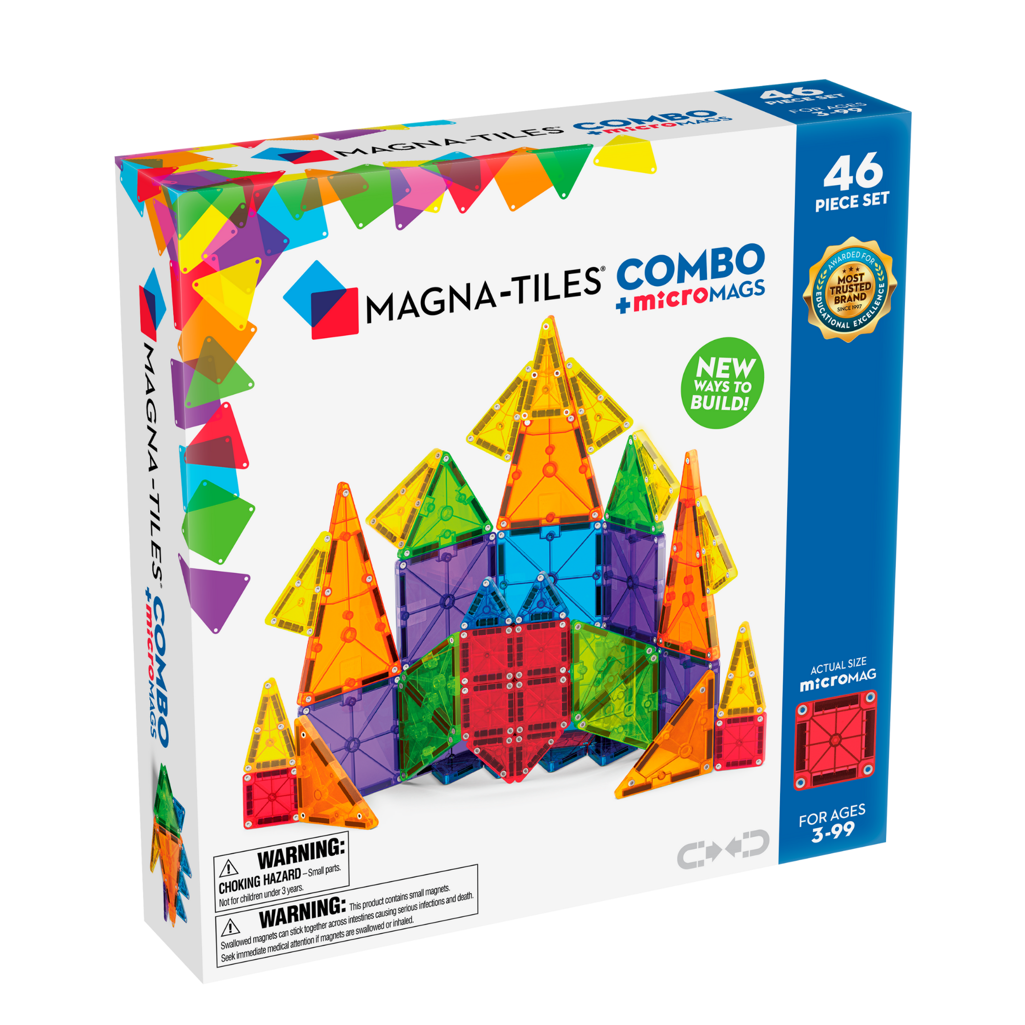 Magnatiles Micromags Combo 46pc – Treehouse Toys