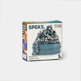 Speks. Mini Crags. Oil Slick.