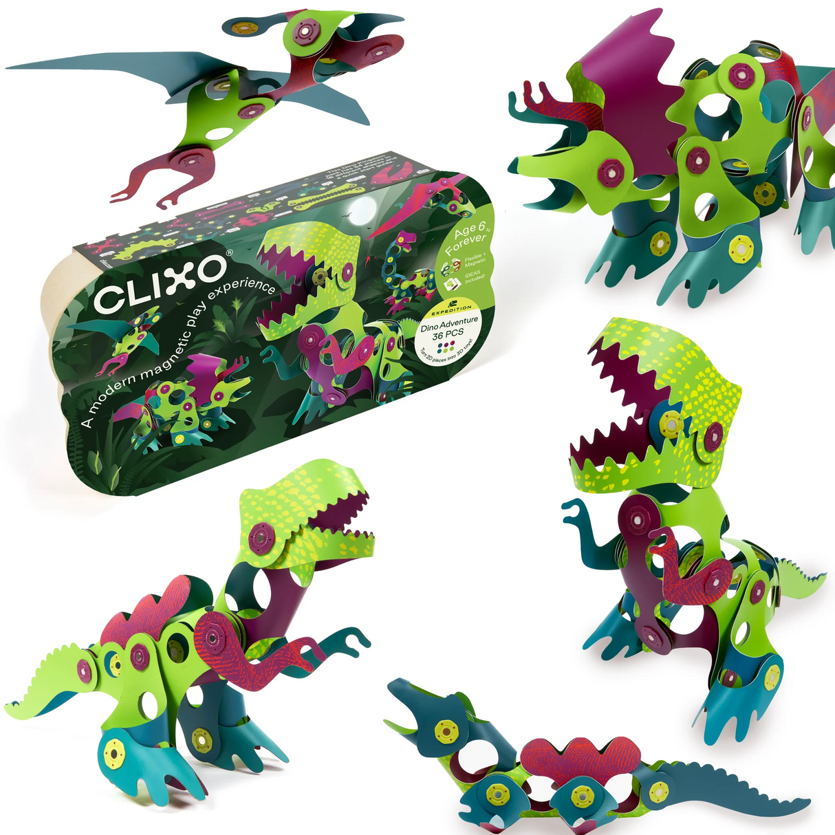 Clixo | Dino Adventure Pack