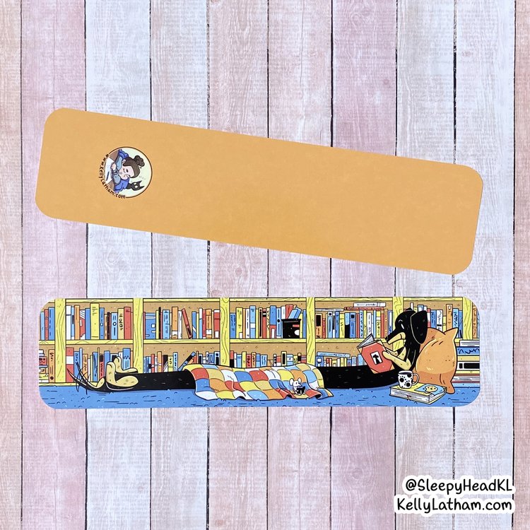 Reading Dog Bookmark