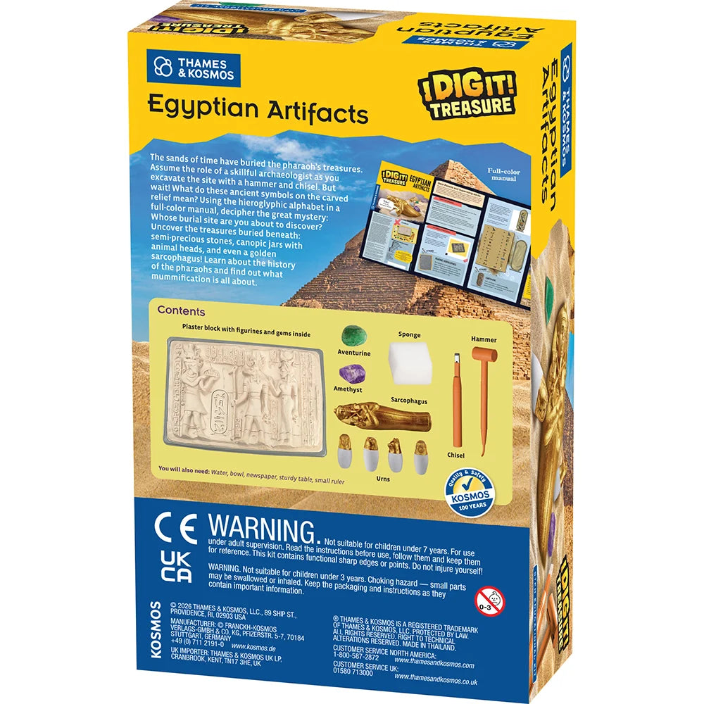 I DIg It! Egyptian Artifacts educational archaeology kit box