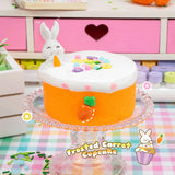 Frosted Carrot Cupcake Cloud Creme Slime