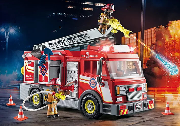 City Action | Fire Truck with Flashing Lights – Treehouse Toys City Action | Fire Truck with Flashing Lights – Treehouse Toys