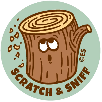 Scratch & Sniff Stickers | Fresh Cut Wood