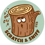 Scratch & Sniff Stickers | Fresh Cut Wood