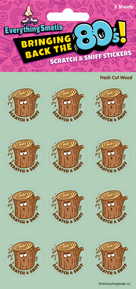 Scratch & Sniff Stickers | Fresh Cut Wood
