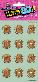 Scratch & Sniff Stickers | Fresh Cut Wood