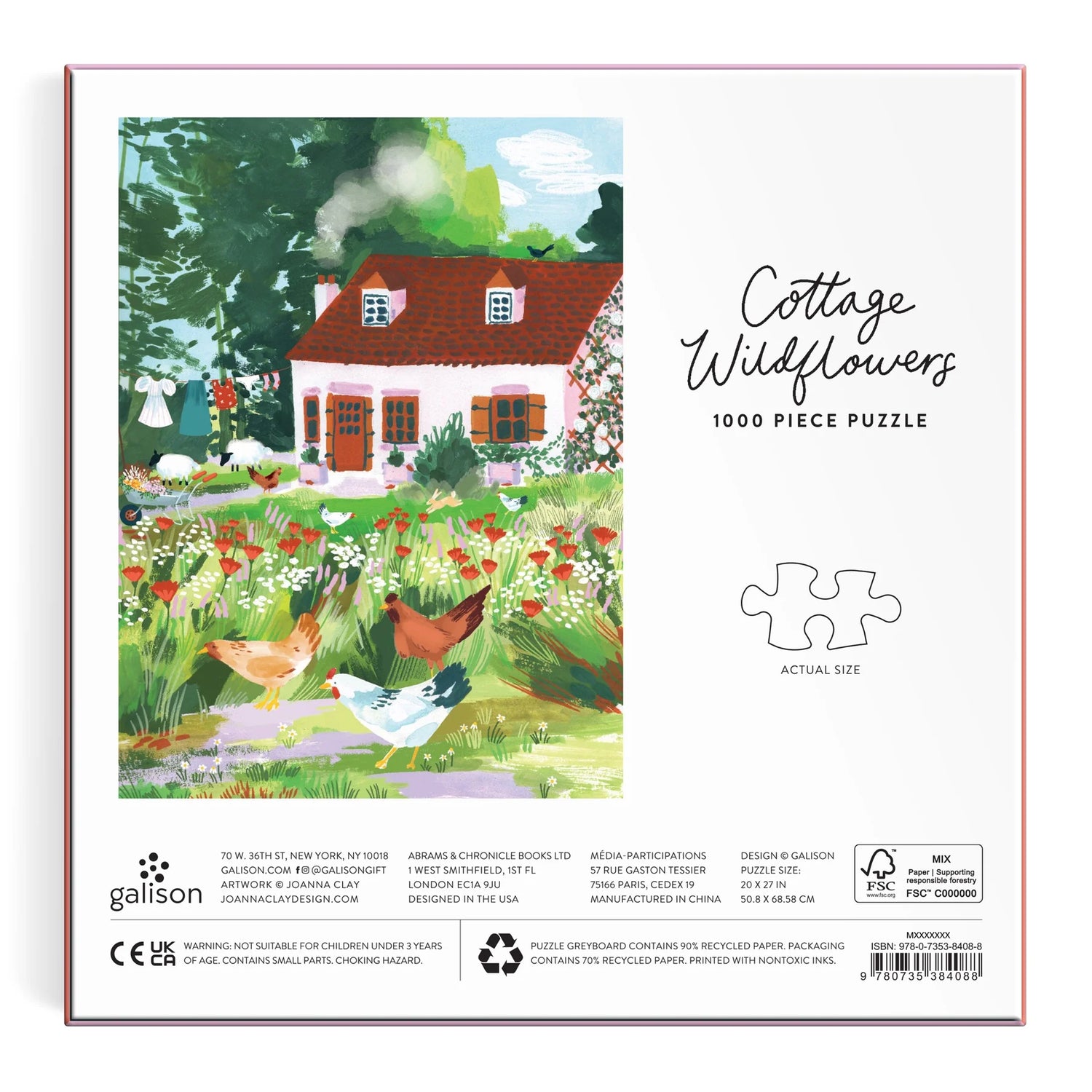 1000pc Cottage Wildflowers Puzzle