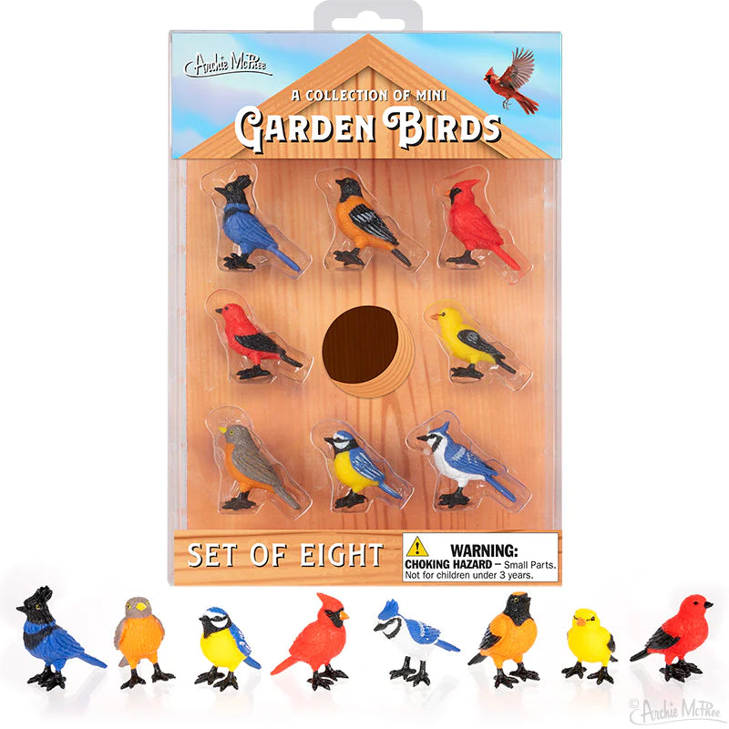 A Collection of Mini Garden Birds – Treehouse Toys