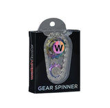Gear Spinner toy in black packaging with colorful interlocking gears