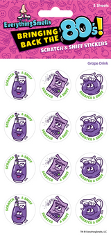 Scratch & Sniff Stickers | Grape Drink