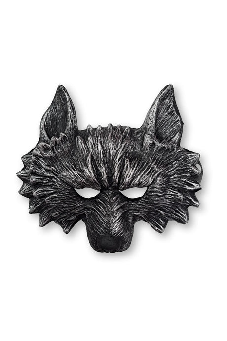 Werewolf Mask with detailed fur texture and large ears, designed for comfortable wear and visibility.