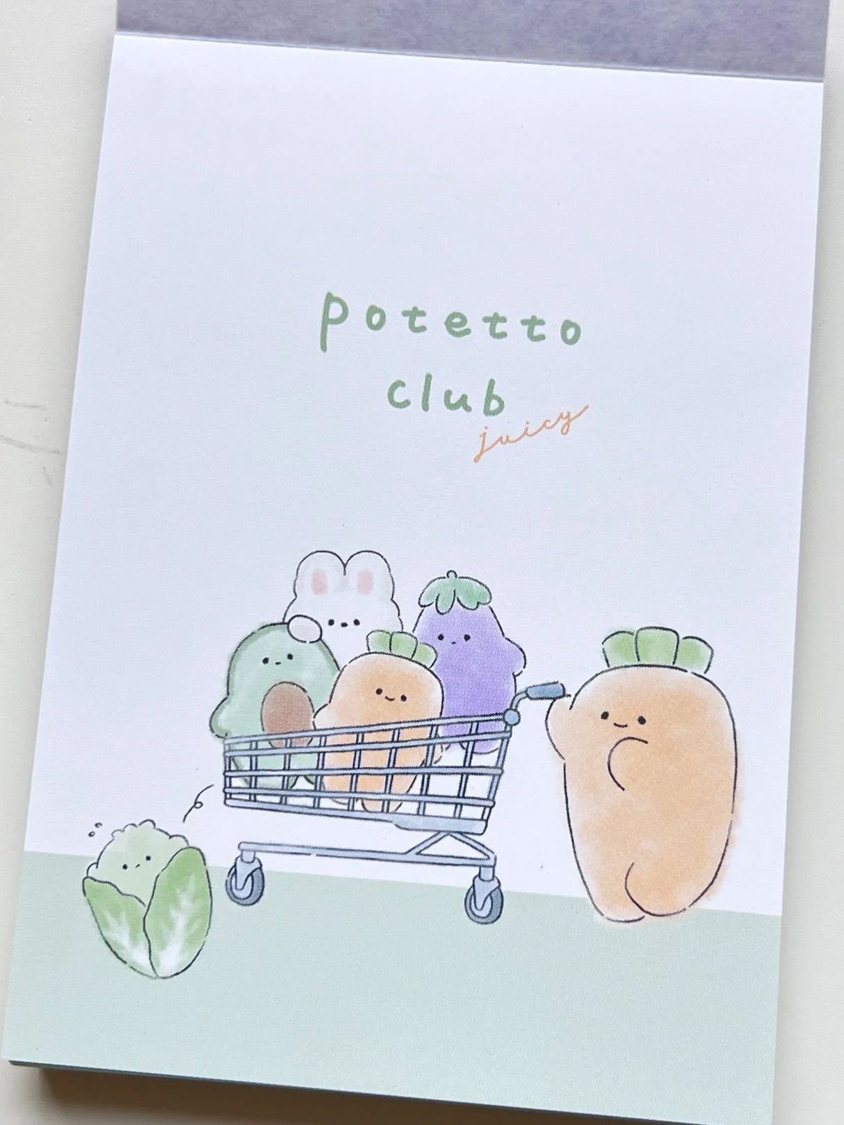 Mini Notepad | Vegetable Shopping