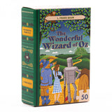 50pc Mini Library Puzzle featuring The Wonderful Wizard of Oz with 50 pieces in a book-shaped box for ages 3 and up.