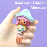 Momiji Magical Meadow Figure Blind Box figure with pink hair and a mushroom hat