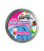 Crazy Aaron's SCENTsory Lolly Pop putty in bright blue with glitter and root beer soda scent in a metal tin container