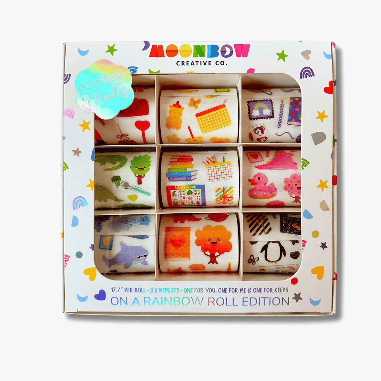 Sticker Roll Box: On a Rainbow Roll Edition