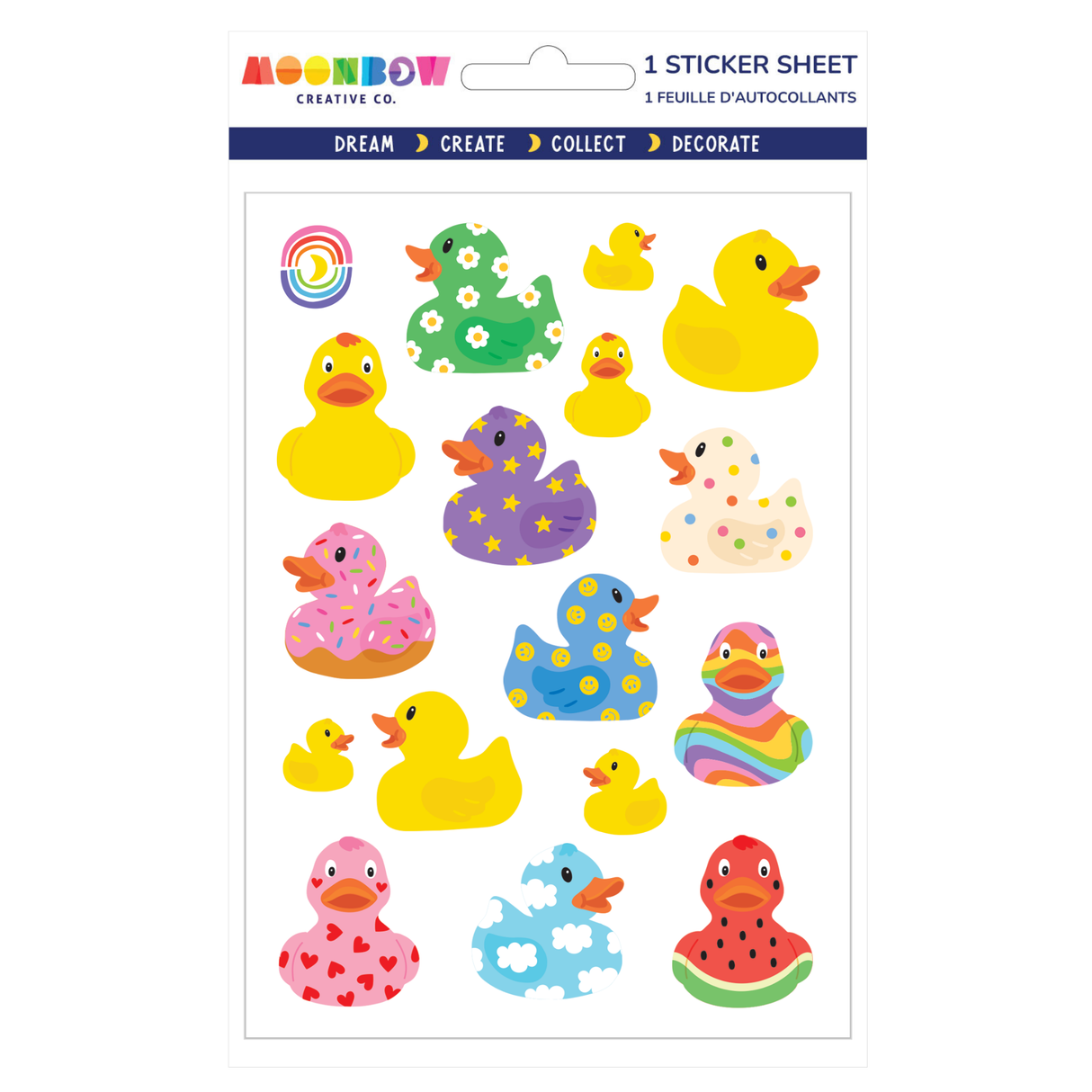 Feeling Ducky Glossy Stickers