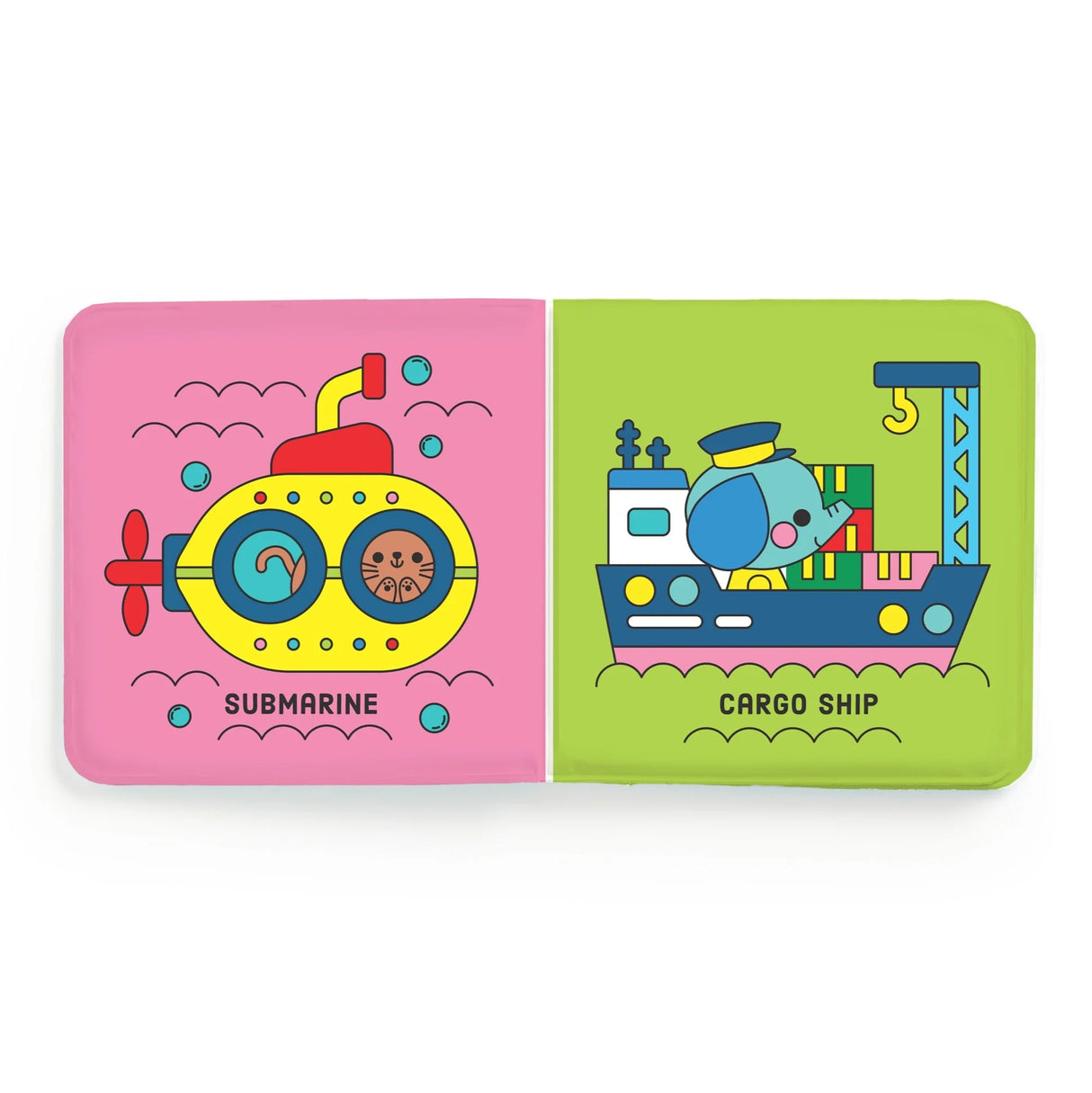Bath Book Color Magic | Busy Boats