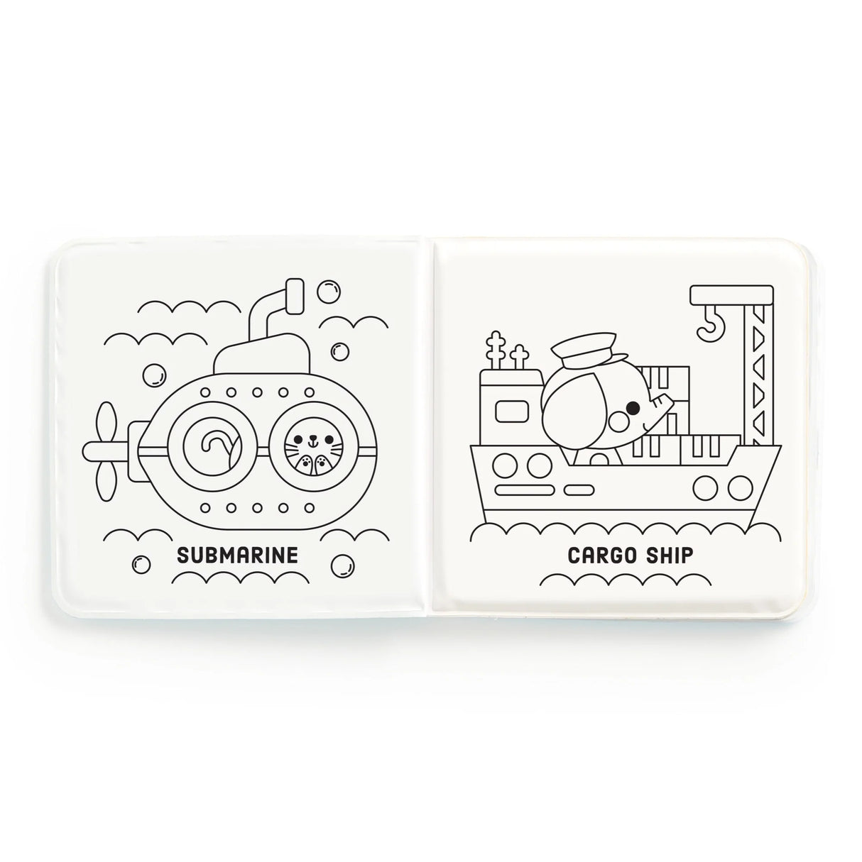 Bath Book Color Magic | Busy Boats