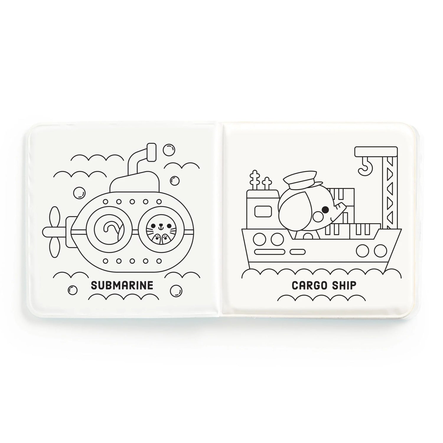 Bath Book Color Magic | Busy Boats