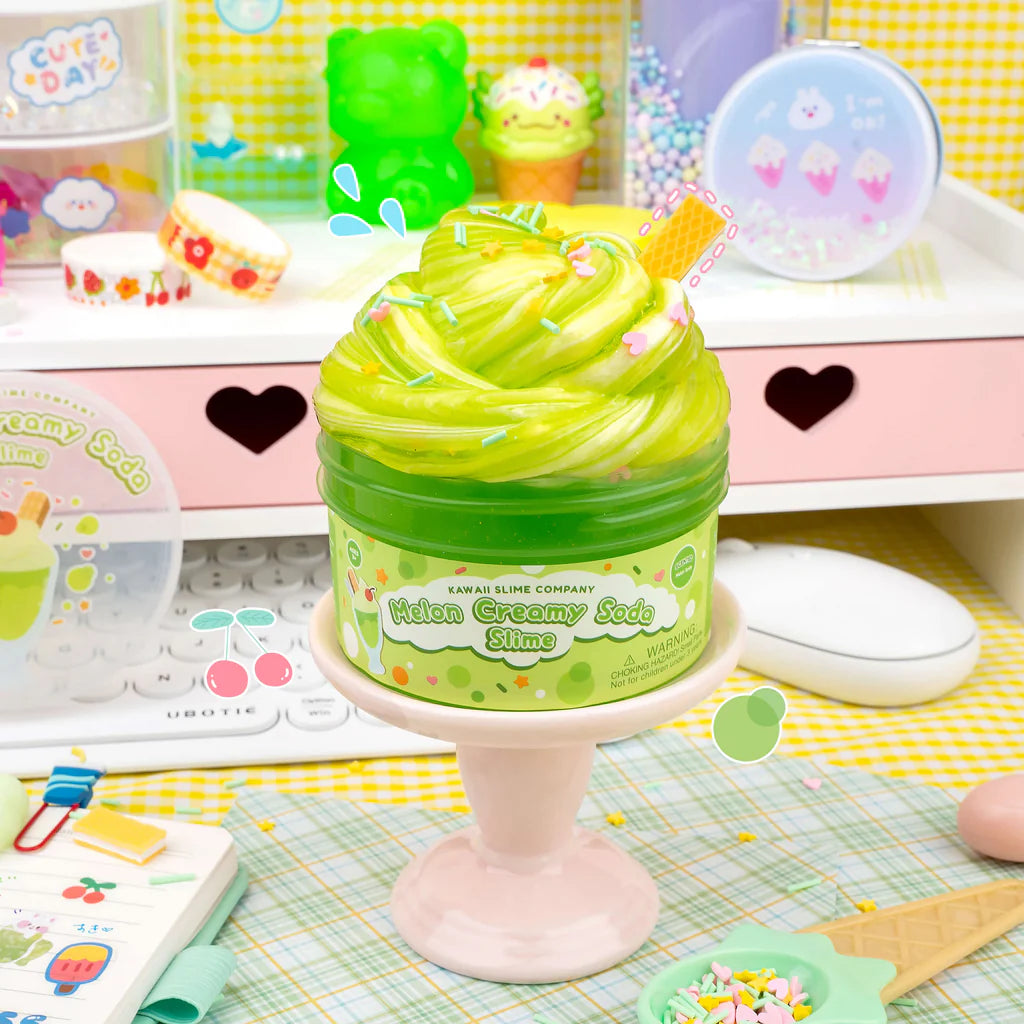 Melon Creamy Soda Slime