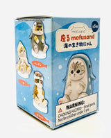 Box for Mofusand Marine Life Meow blind box. Contains one collectable figure. Choking hazard: small parts, not for children under 3 years.
