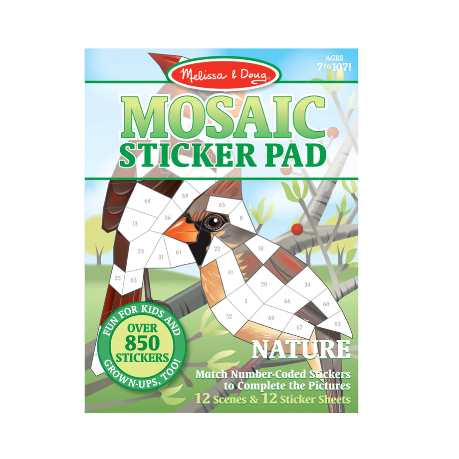 Mosaic Sticker Pad Nature – Treehouse Toys