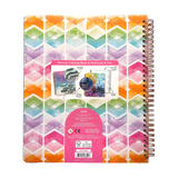 Artful Notes Reverse Coloring Notebook | Geoscape