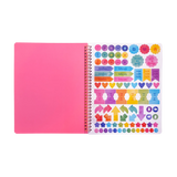 Artful Notes Reverse Coloring Notebook | Geoscape