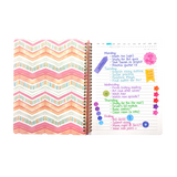 Artful Notes Reverse Coloring Notebook | Geoscape