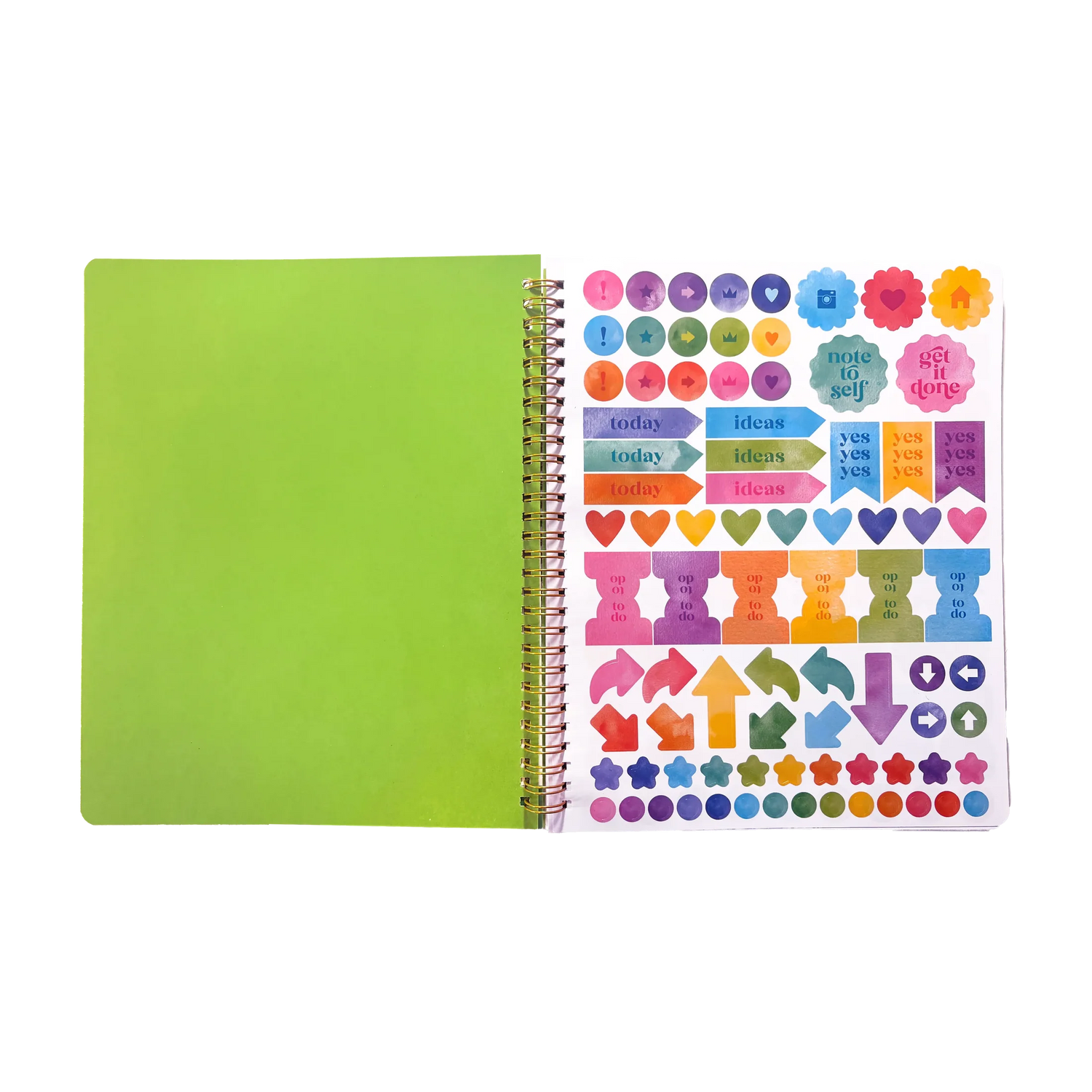 Artful Notes Reverse Coloring Notebook | Wildscape