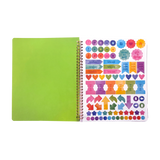 Artful Notes Reverse Coloring Notebook | Wildscape