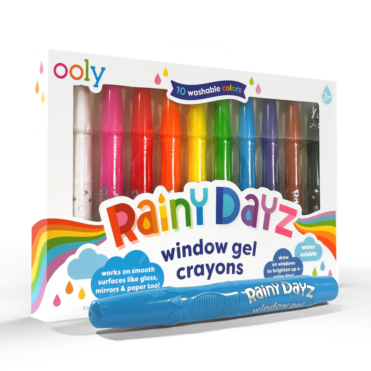 Rainy Dayz Window Gel Crayons