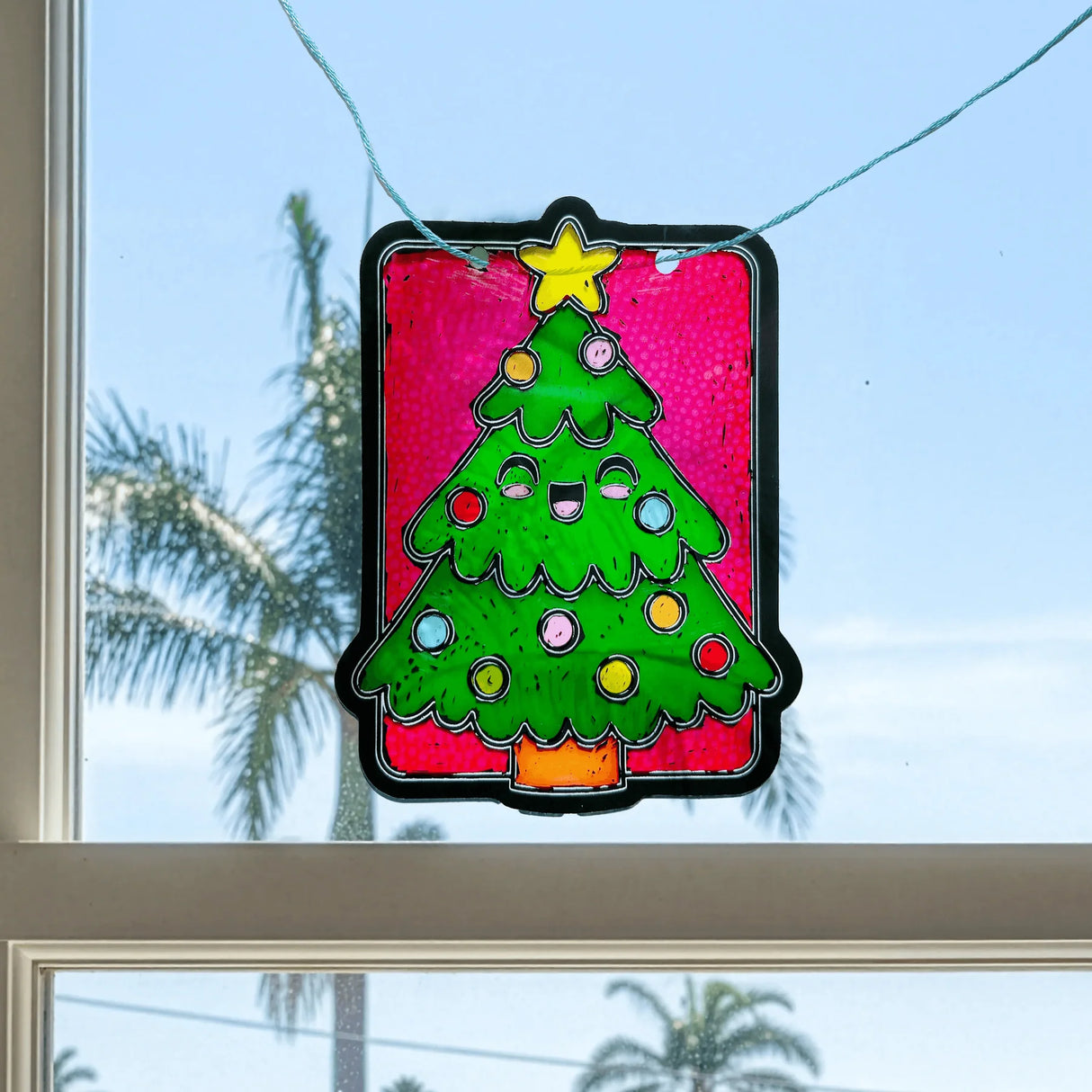 Scratch & Scribble Window Banner | Festive Friends