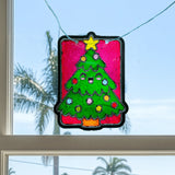 Scratch & Scribble Window Banner | Festive Friends