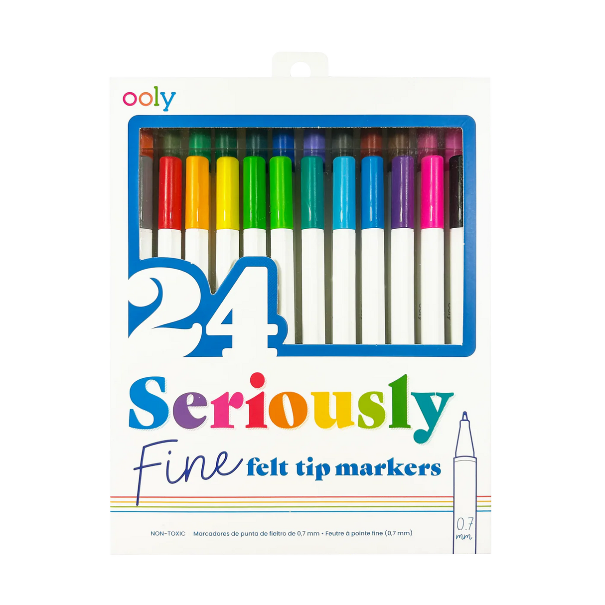 Seriously Fine Felt Tip Markers