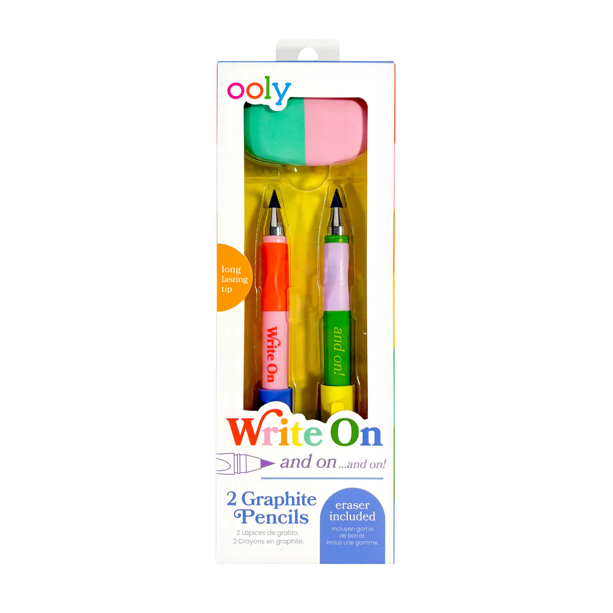 Write On: Graphite Pencils & Eraser