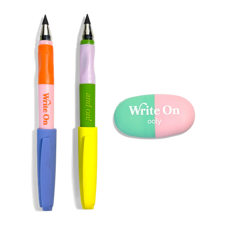 Write On: Graphite Pencils & Eraser