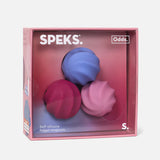 Speks. Odds. Vivid Swirls.
