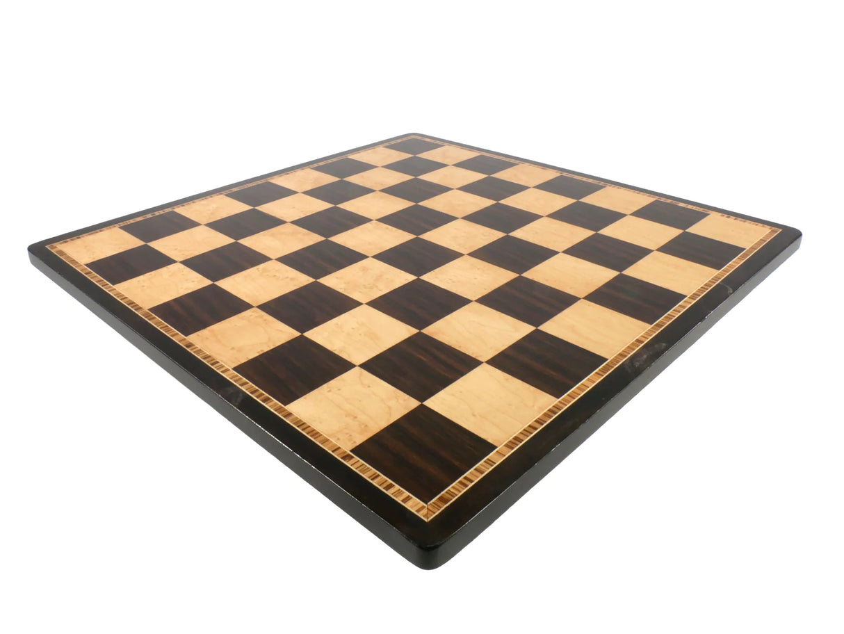Chess Board Ebony & Birdseye Maple