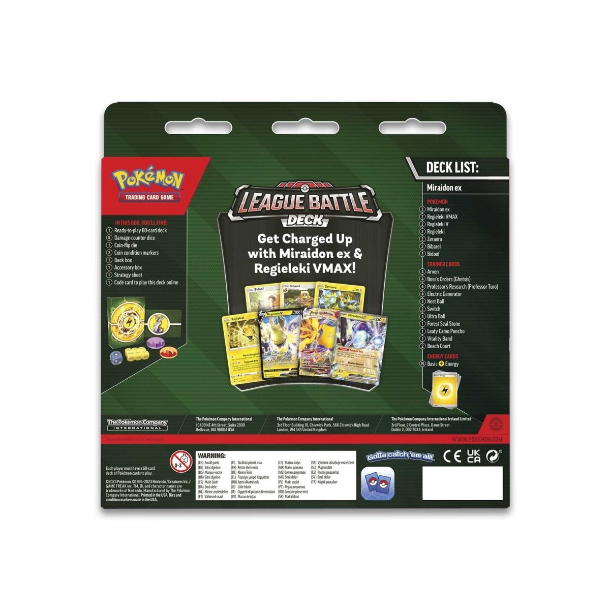 Pokemon League Battle Deck Miraidon EX